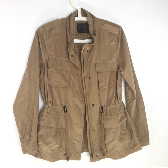 BNWOT Love tree Camel coloured Utility Jacket - Picture 1 of 5